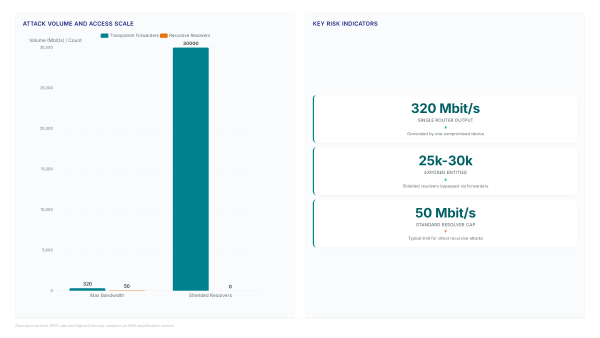 Forwarders Fuel DNS Attacks: The Hidden Risk